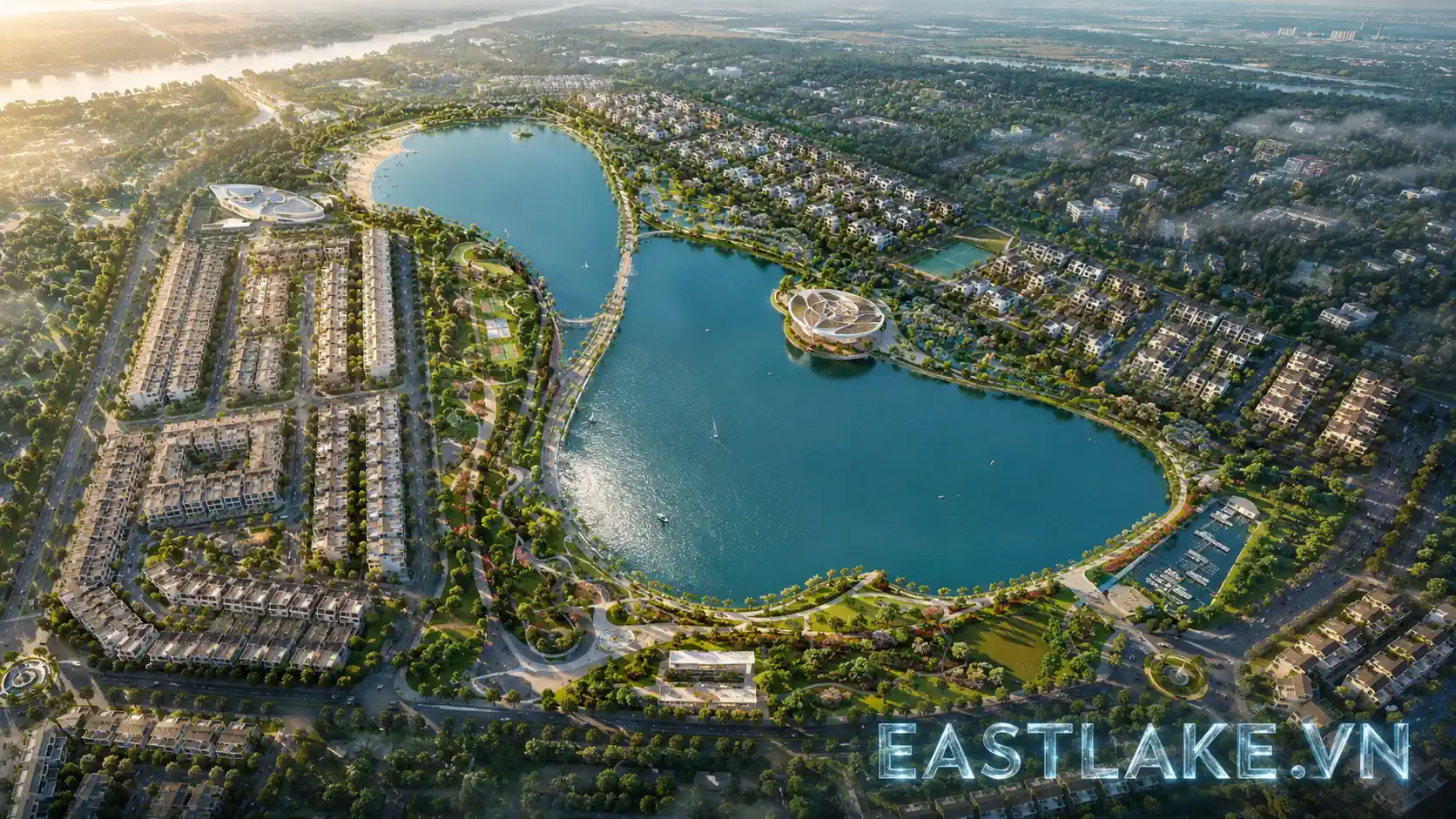Phối cảnh East Lake City - hình minh họa
